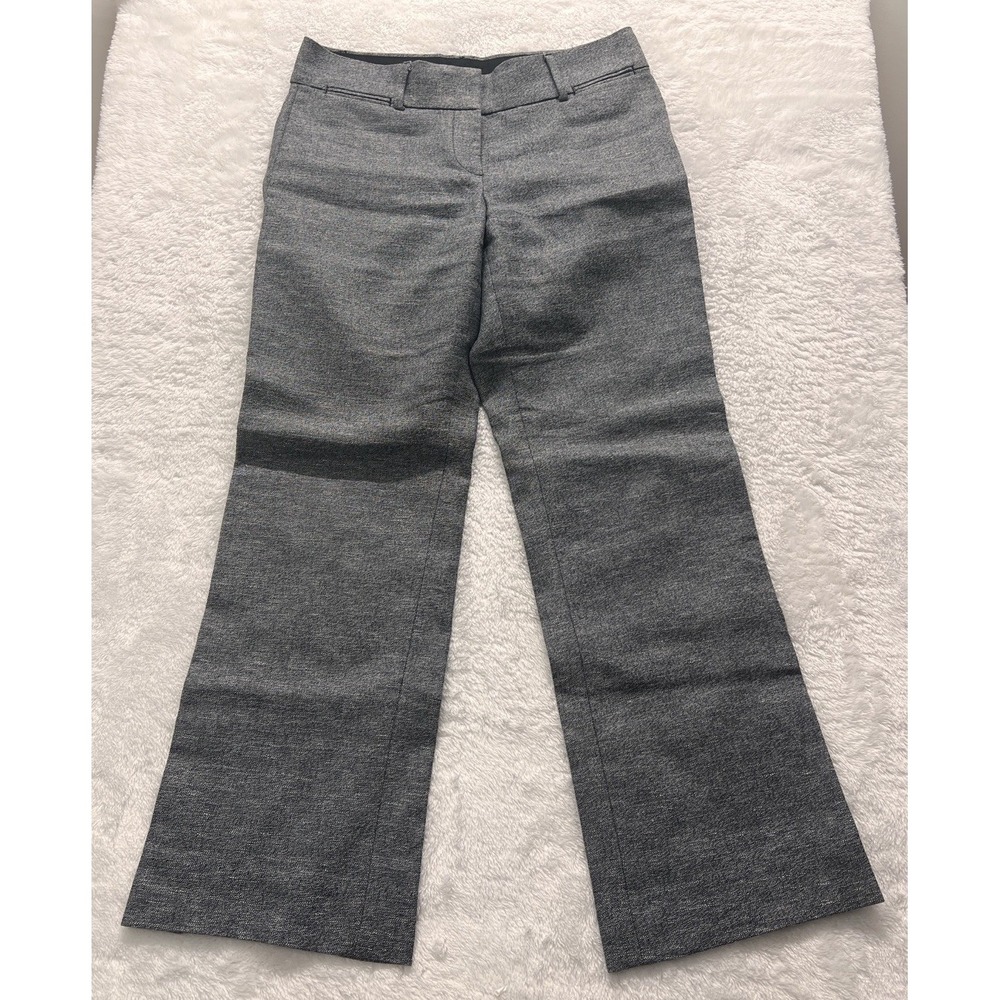 Ann Taylor Gray Wide-Leg Trousers